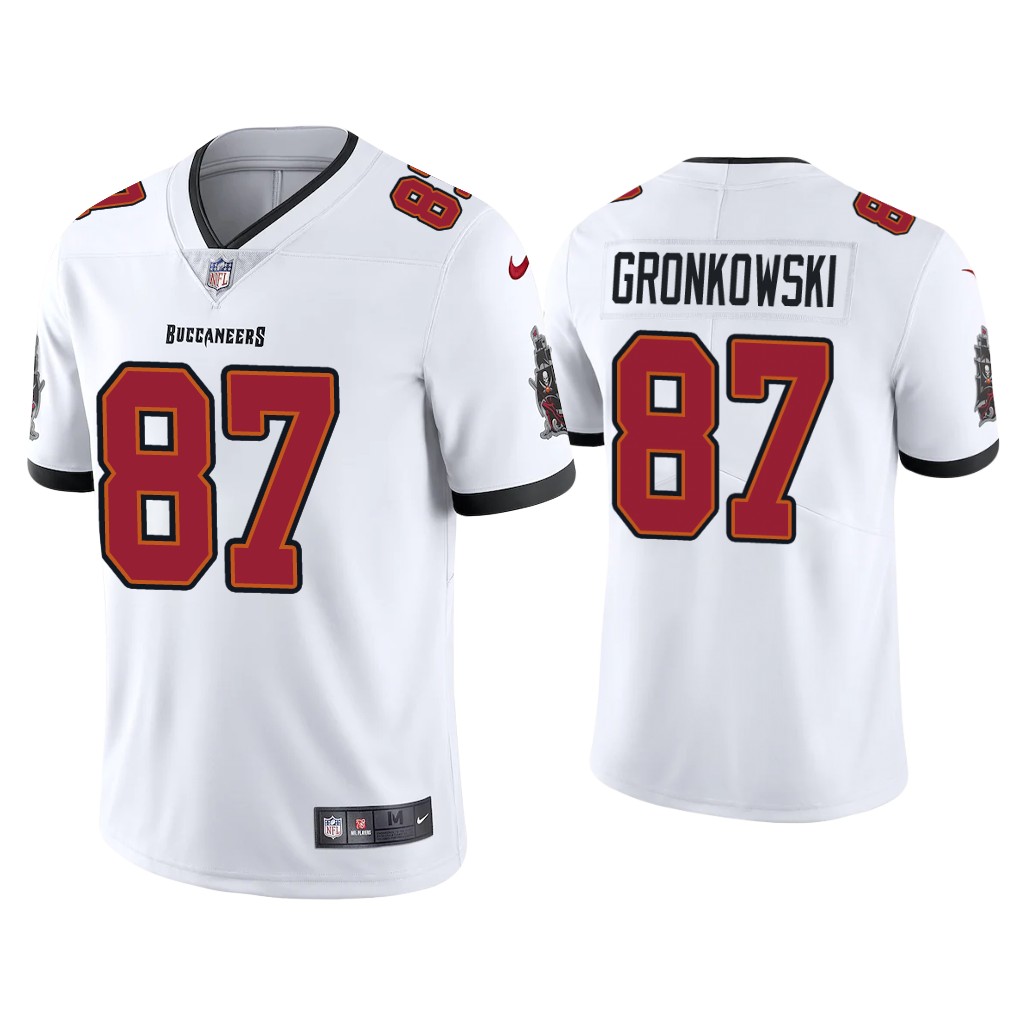 Men Tampa Bay Buccaneers #87 Rob Gronkowski Vapor Limited White NFL Jerseys->philadelphia eagles->NFL Jersey